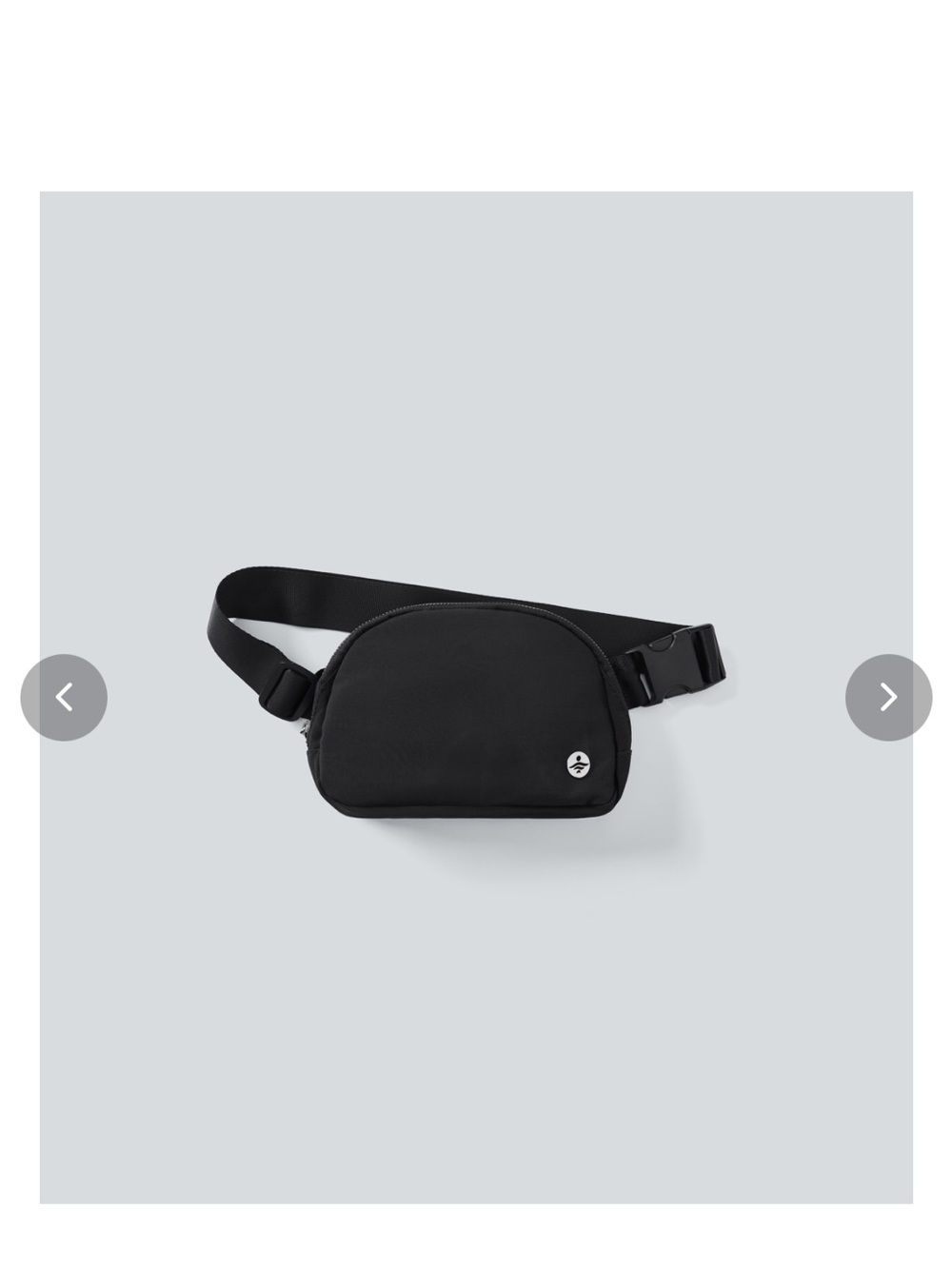 HALARA Black Crossbody Waist Bag